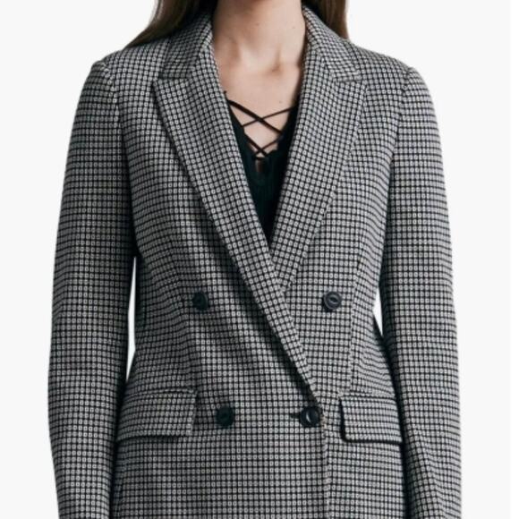 Rag & Bone Andie Geo Double Breasted Blazer - Picture 1 of 9